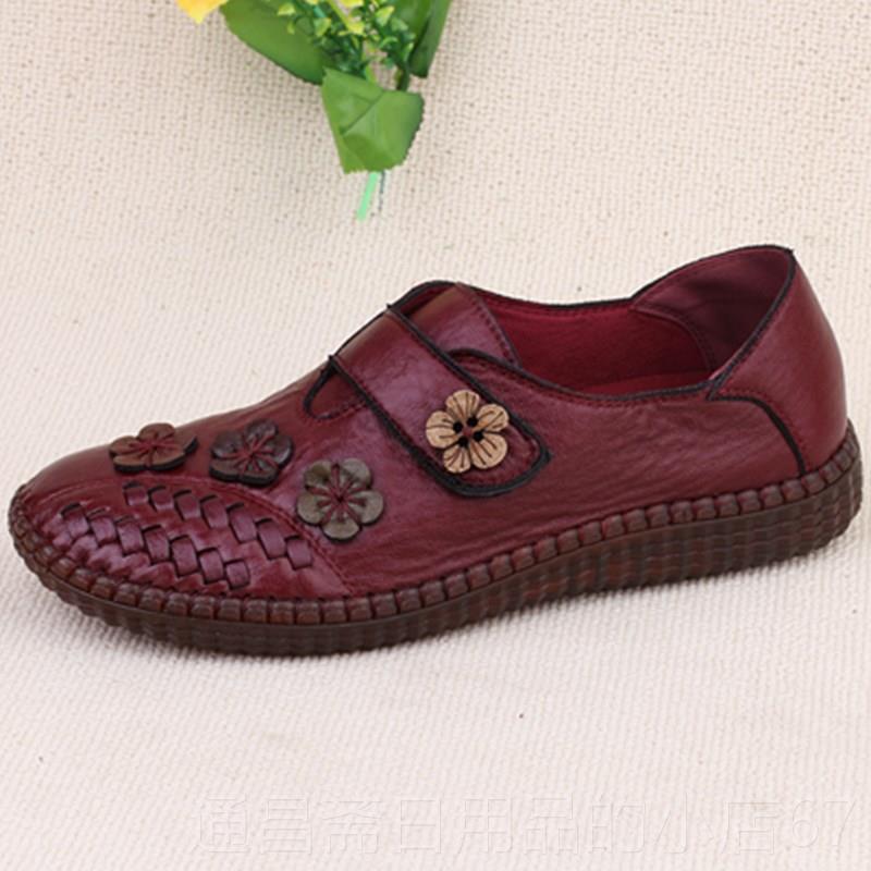 High-end old Beijing shoes Beijing cloth shoes women's tendon sole non-slip mother's shoes soft 2 soles suitable women's shoes 204 new comfortable style spring single