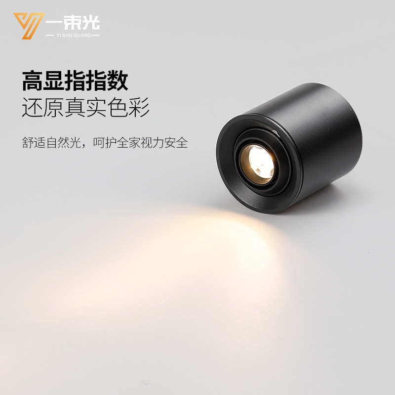 一束光聚光射灯8度15度光束角明装KTV小酒馆吧台办公室茶台咖啡厅 - 图3