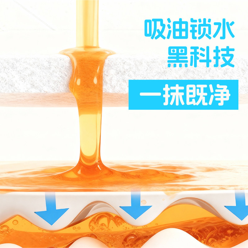 懒懒岛厨房纸巾悬挂抽取式吸油吸水纸厨房适用抽纸210抽加大加厚