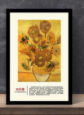 世界名画装饰画美术培训室学校挂画少儿画室教室壁画墙面布置