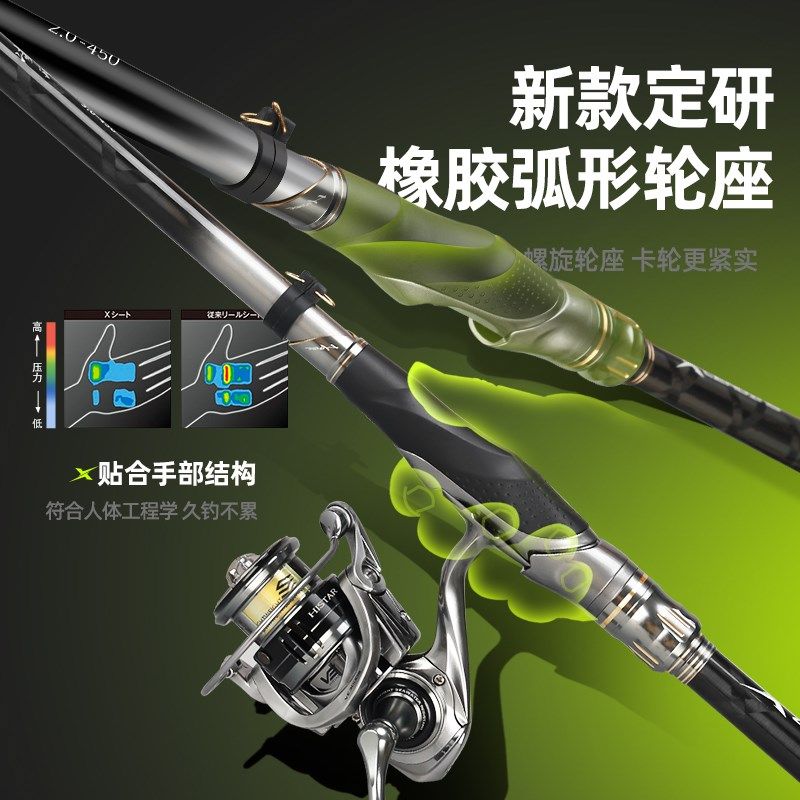 哈斯达凌风矶钓滑漂竿碳素超硬超轻大导环远投超细矶竿,淘宝优惠券,粉丝福利购,淘宝优惠卷