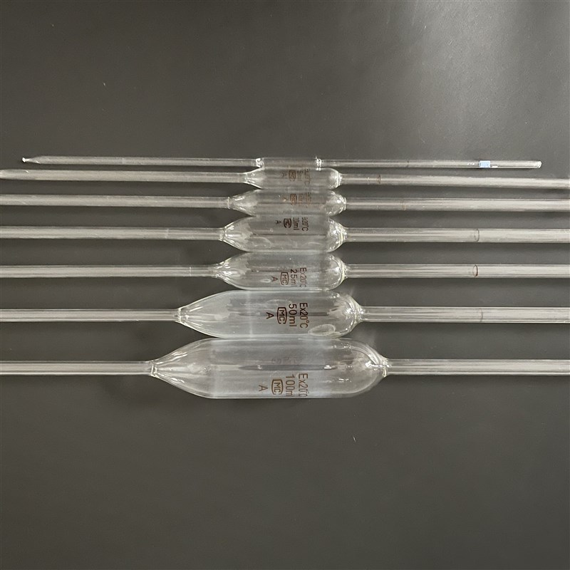 玻璃大肚移液管1/2/3/5/10/15/20/25/50/100ml 移液吸管 胖肚吸管 - 图1