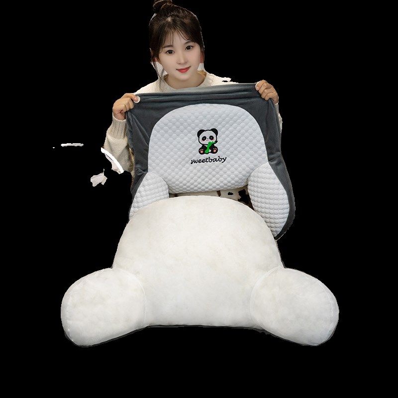 冰豆豆床头靠枕软包大靠背垫学生宿舍护腰枕头腰靠沙发床上抱枕女,淘宝优惠券,粉丝福利购,淘宝优惠卷