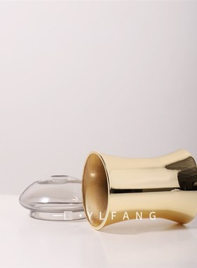 一匚现代简约金属玻璃无火香薰 样板间售楼处酒店玄关客厅摆件