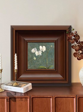 《枝上双栖》法式复古桌面摆件装饰画中古风茶室花鸟小摆画床头画