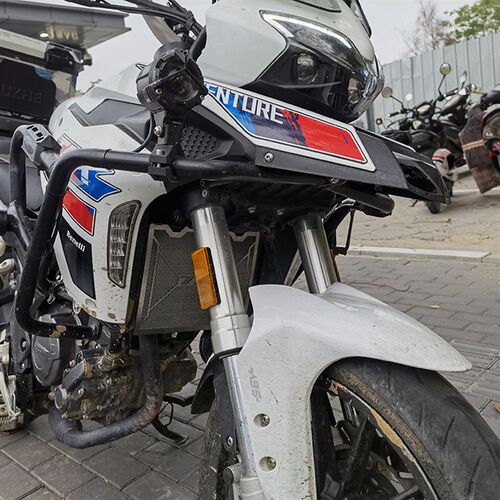 适用贝纳利金鹏TRK702/X TRK502X/251水箱保护网改装散热器板护罩 - 图1