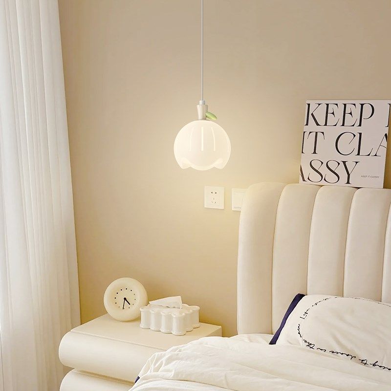 餐厅吊灯原木奶油风创意花朵卧室床头灯温馨全光谱护眼饭厅吧台灯,淘宝优惠券,粉丝福利购,淘宝优惠卷