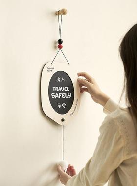 wozoom屋饰出准入平安挂件门TYOS485好意墙面入户玄关吊挂装饰寓