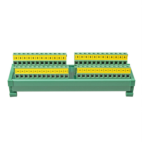 工业转换端子台1进多出中继端子一进24出分理线盒 2进24出公共分 - 图1