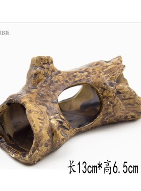 陶瓷躲避屋水族箱摆件鱼缸造景陶罐躲避洞穴虾屋造景石山装饰摆件