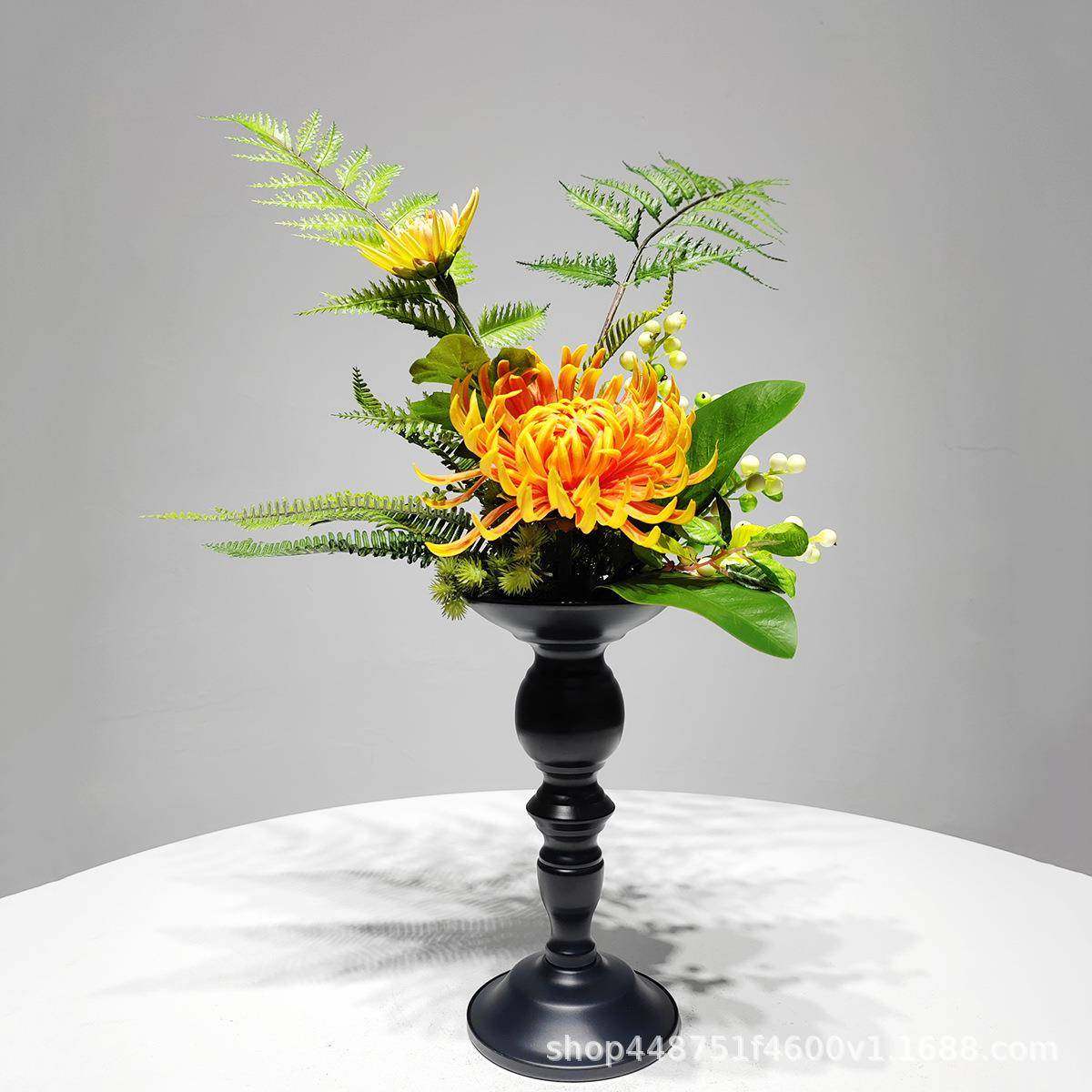 新中式仿真花艺客厅客桌面绿植假花盆样板房几1242厅餐桌装景茶饰,淘宝优惠券,粉丝福利购,淘宝优惠卷