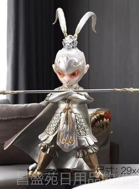 高档公斗礼战胜佛家居装饰品摆件办室业赠开物齐天大圣孙悟空大型