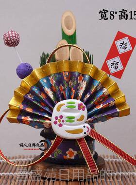 高档日式松挂绳料理店和摆件日本装饰品居门酒创屋酒店意风开业送