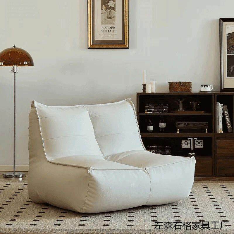 懒人沙发单人榻榻米卧室阳台小沙发可躺可睡网红毛毛虫豆袋沙发椅,淘宝优惠券,粉丝福利购,淘宝优惠卷