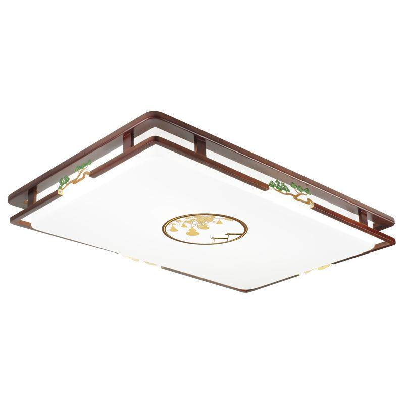 新中式全铜实木吸顶灯客厅灯中国风简约餐厅书房灯2023年新款2031,淘宝优惠券,粉丝福利购,淘宝优惠卷