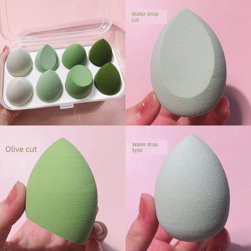 推荐不吃粉的八装美容蛋、超软粉泡、化妆海绵蛋、干湿储存盒,淘宝优惠券,粉丝福利购,淘宝优惠卷