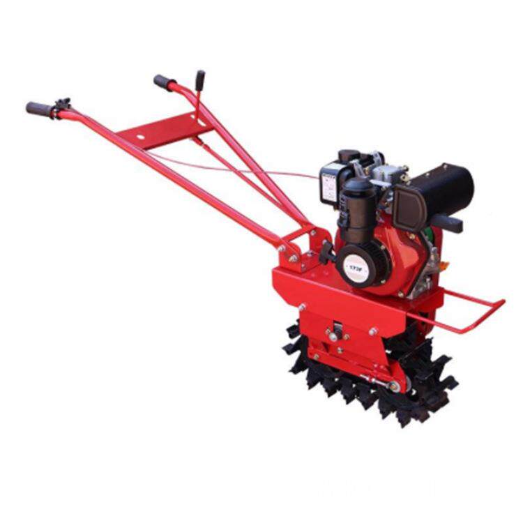 Bracelet rail cultivator mountain hilly crawler chain rail wy-066 micro tillage small gasoline cultivator chain rail rotary cultivator
