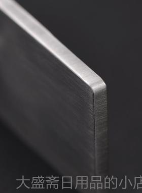 高档面无字安牌吊坠男 999纯银链 光空项白平牌军牌饰品刻字上尊