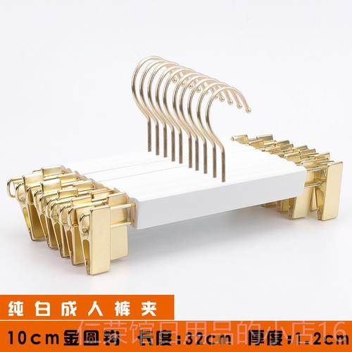 正品log木o定白色实木架服装店专用女装儿童装质衣木制头衣挂撑子 - 图2