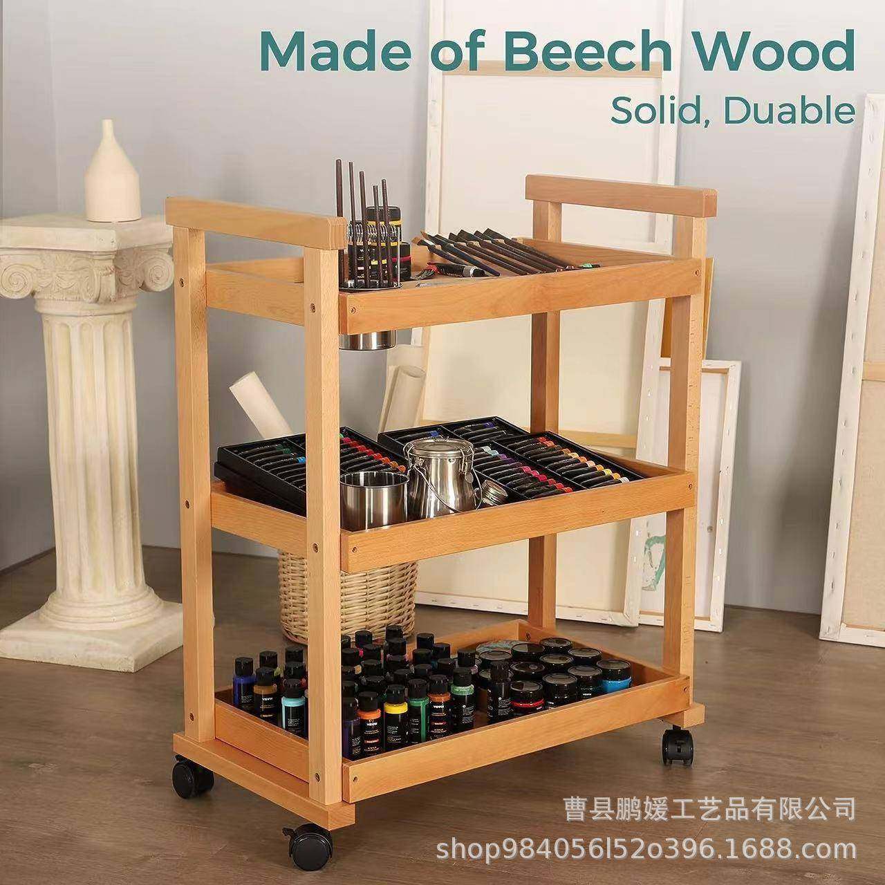 质家用木多层置物架3层实红木多酒架功01219能推车收纳架带脚轮架,淘宝优惠券,粉丝福利购,淘宝优惠卷
