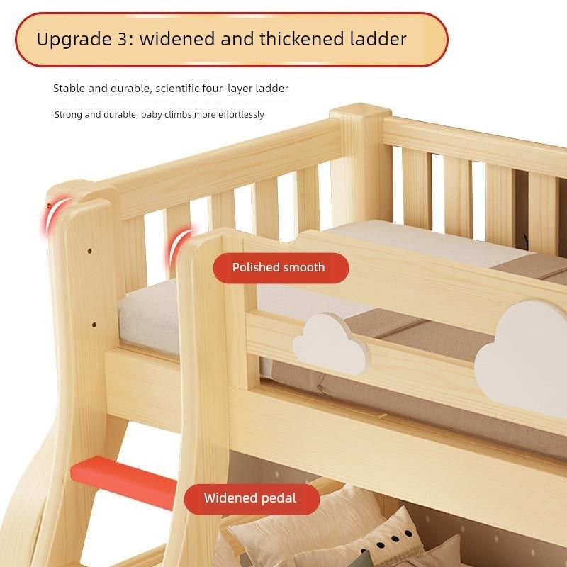 全实木上下铺子母床上下床双层床多功能高低床儿童床大人两层木床,淘宝优惠券,粉丝福利购,淘宝优惠卷