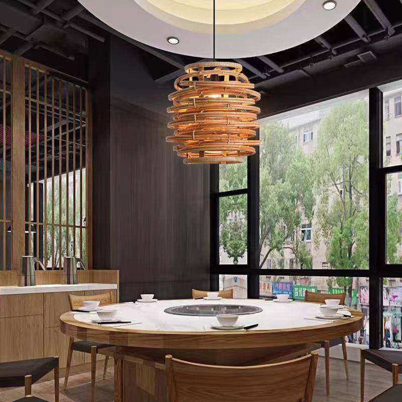 中式藤编吊灯东南亚竹编餐工厅342酒吧装灯卧室饰客厅灯手织编吊,淘宝优惠券,粉丝福利购,淘宝优惠卷