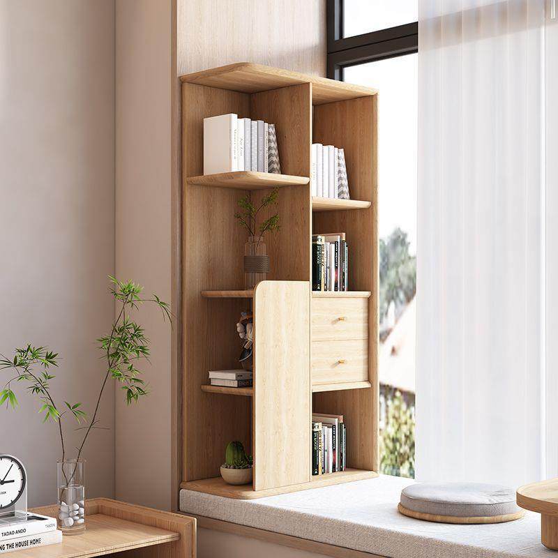 实木飘窗柜阳台室储物柜置物柜卧柜飘USQ窗书架书柜收纳一小体户,淘宝优惠券,粉丝福利购,淘宝优惠卷