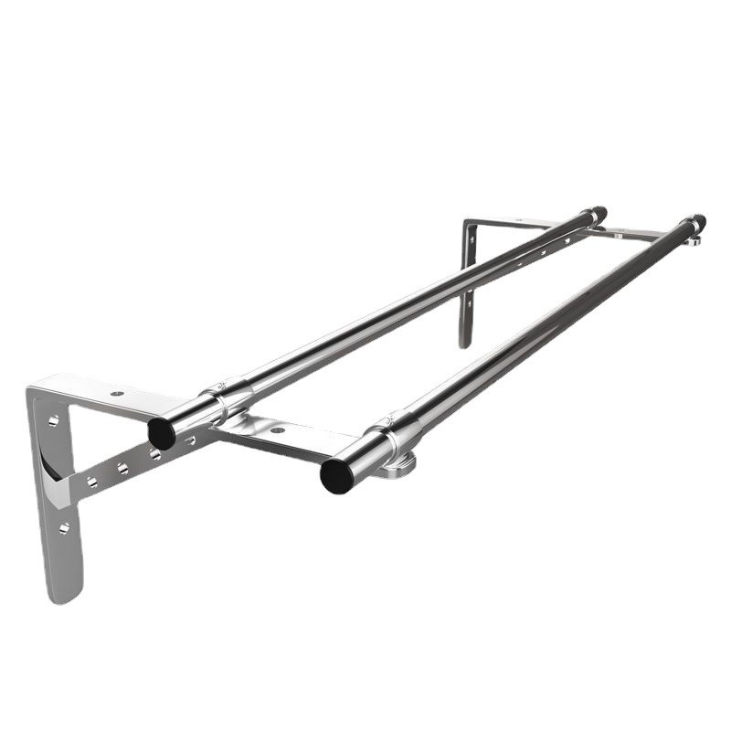 阳台不锈钢晾衣杆固定式外伸侧墙凉衣架外墙窗户晒衣杆壁式挂衣杆 - 图3