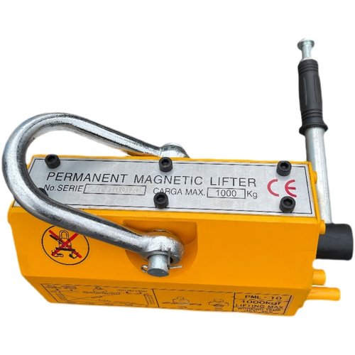 起重器永磁吸盘600KG磁力吊圆钢2吨强力1t吸铁磁盘400T工业极吊具 - 图3