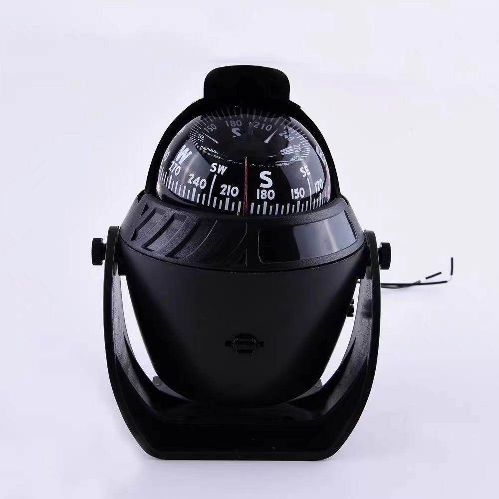 车载指南球船用指南针 带LED灯 磁偏角调节 车船专用 航海司南,淘宝优惠券,粉丝福利购,淘宝优惠卷