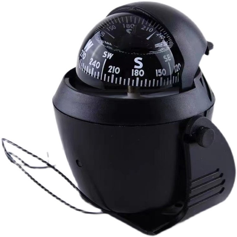 车载指南球船用指南针 带LED灯 磁偏角调节 车船专用 航海司南,淘宝优惠券,粉丝福利购,淘宝优惠卷