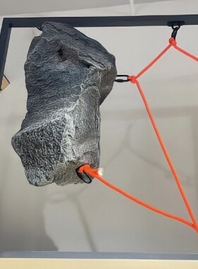 仿真石头定制泡沫假石头雕塑假山商场造景道具橱窗酒店景观石摆件