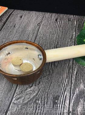 正品睛面艾部灸神器护眼鼻部脸部木制艾灸盒杯便携家用手眼工持艾