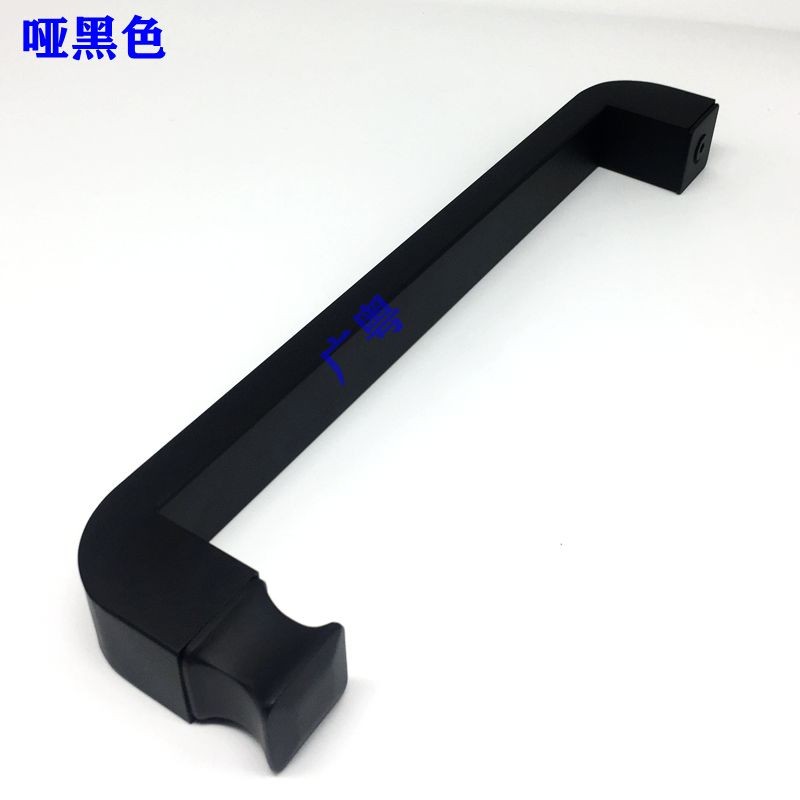 淋浴房玻璃门推拉门单边带头拉手卫生间移门不锈钢把手孔300m450m - 图0