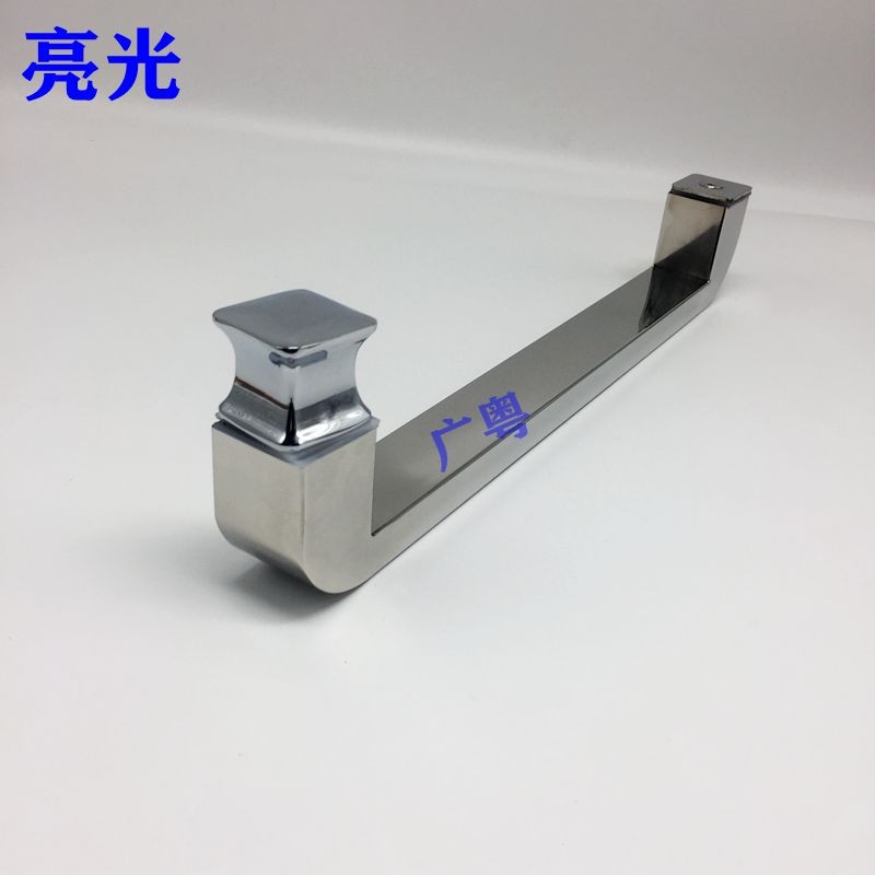 淋浴房玻璃门推拉门单边带头拉手卫生间移门不锈钢把手孔300m450m - 图2