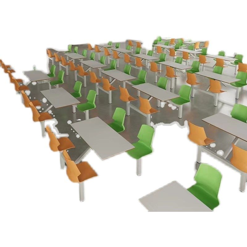 连体快餐桌椅组合学校单位公司美食城餐饮店小吃店大排档食堂桌椅,淘宝优惠券,粉丝福利购,淘宝优惠卷