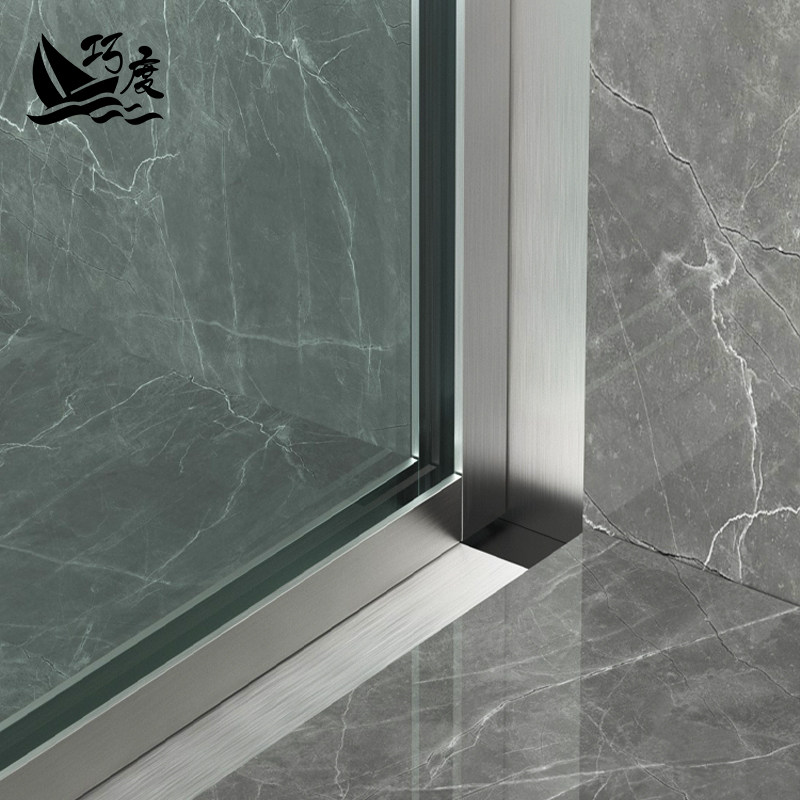 不锈钢卫生间U型预埋件F型玻璃卡槽下沉式淋浴房预埋隐藏隔断卡槽,淘宝优惠券,粉丝福利购,淘宝优惠卷