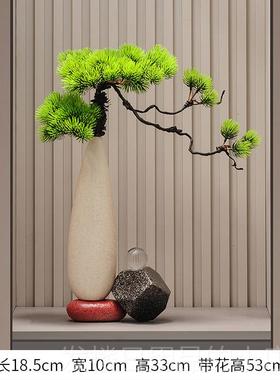 正品新长中式时来运财转招摆猫细花瓶件客厅玄关办公室前台开业装