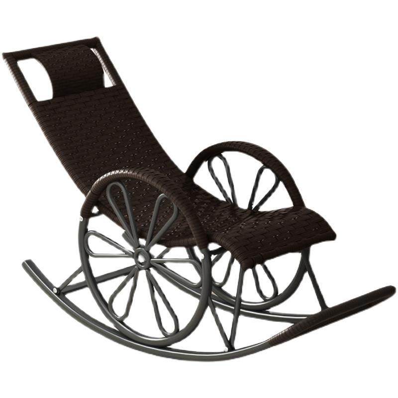 懒人老头四摇摇摇椅藤椅人躺椅客厅季阳台成户OSJ外休闲老人午睡,淘宝优惠券,粉丝福利购,淘宝优惠卷