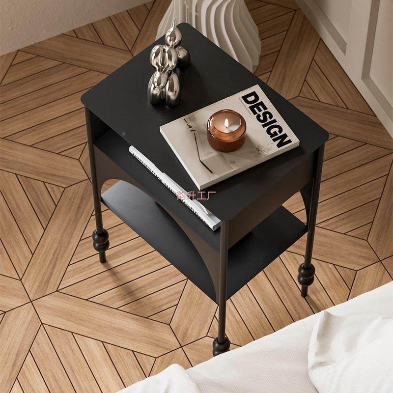 卧床CHU头款柜小户型沙边几家用新简约发黑色窄边柜复古个性置室,淘宝优惠券,粉丝福利购,淘宝优惠卷