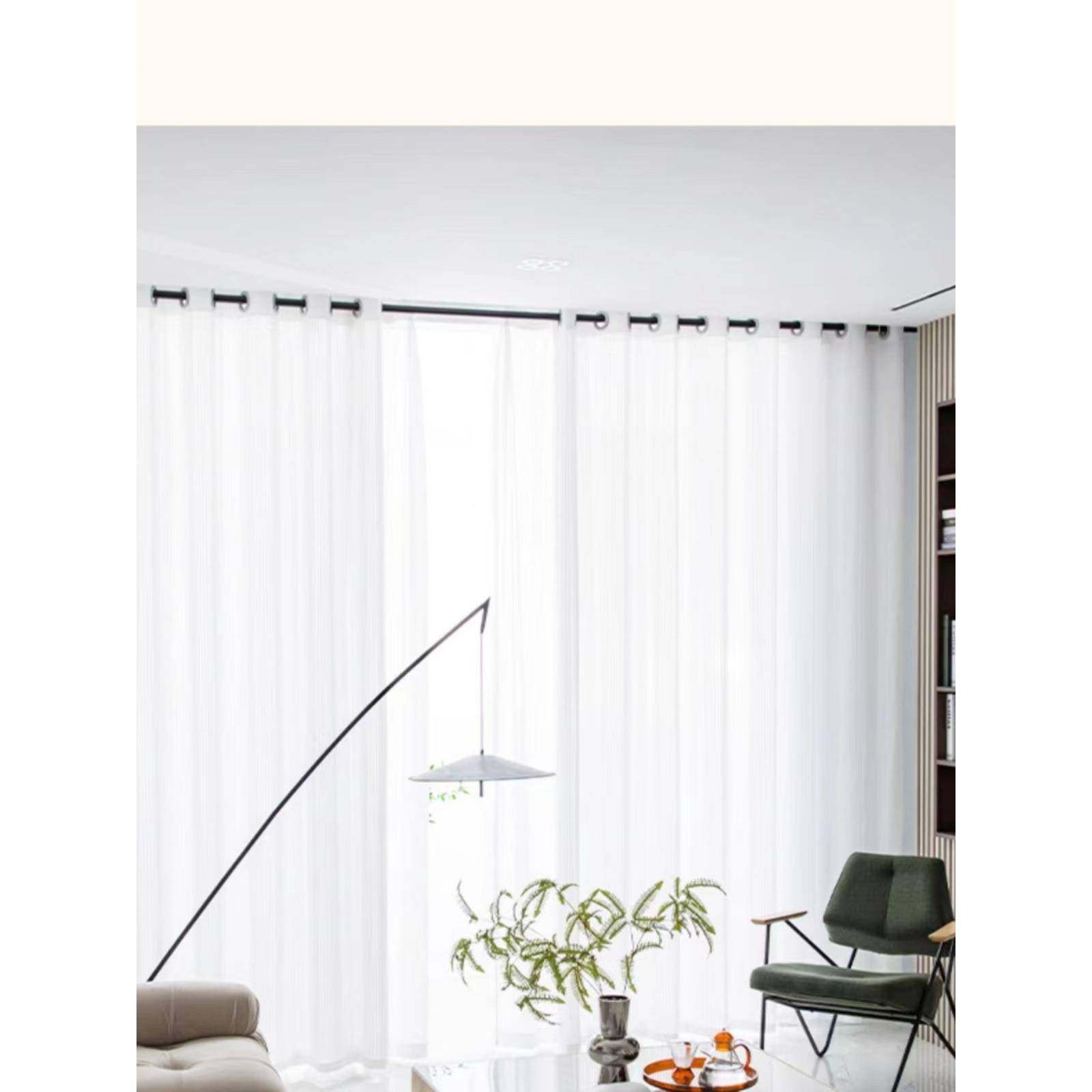 防帘帽间衣架书尘架置物架纱衣遮挡布轨道帘免打孔SLT柜子书柜拉,淘宝优惠券,粉丝福利购,淘宝优惠卷