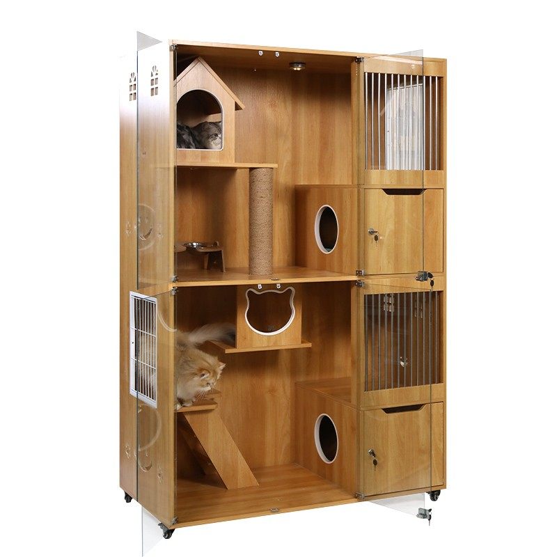 猫别墅宠物柜实木猫笼子猫窝猫繁育柜猫咪寄样柜猫舍定制猫柜,淘宝优惠券,粉丝福利购,淘宝优惠卷