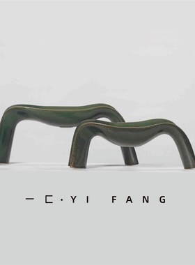 一匚 中古风手工陶瓷现代艺术花器 餐厅家居玄关酒店大厅桌面摆件