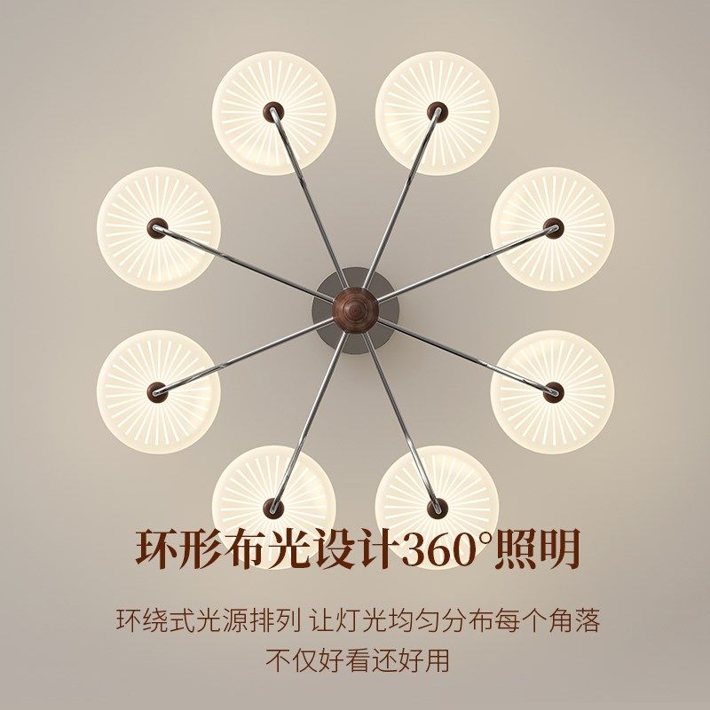 法式奶油风客厅吊灯中古风全光谱护眼飞碟卧室书房创意灯具casagd,淘宝优惠券,粉丝福利购,淘宝优惠卷