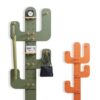 Carpenter's uncle's entryway cactus hole board to hang clothes, entry door creative wall-mounted coat rack