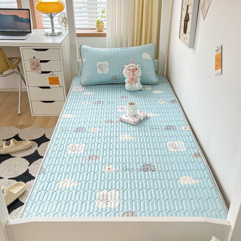 夏季乳胶凉席学生宿舍单人床冰丝席子夏天儿童软床垫2024新款床上,淘宝优惠券,粉丝福利购,淘宝优惠卷