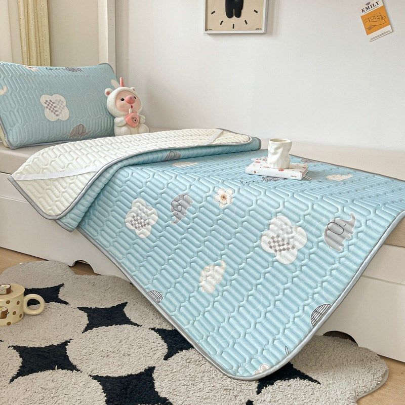 夏季乳胶凉席学生宿舍单人床冰丝席子夏天儿童软床垫2024新款床上,淘宝优惠券,粉丝福利购,淘宝优惠卷