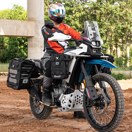GSADV适用春风450MT护杠三箱边箱尾箱不锈钢保险杠改装配件原厂 - 图1