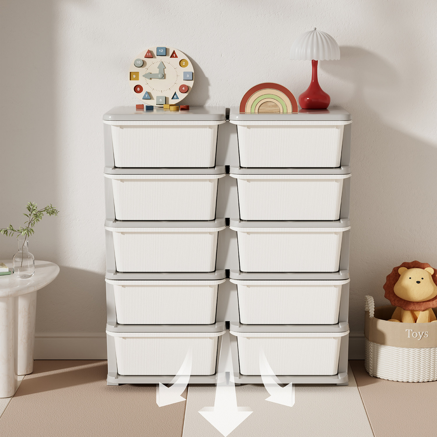 利幼儿童玩具收纳柜多层抽屉式婴儿储物柜客厅置物架宝宝收纳斗柜,淘宝优惠券,粉丝福利购,淘宝优惠卷