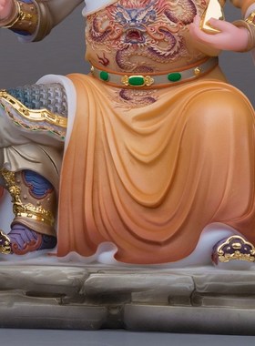 碧云秀韵新品汉白玉华光大帝神像坐像马王爷马灵官家用供奉摆件